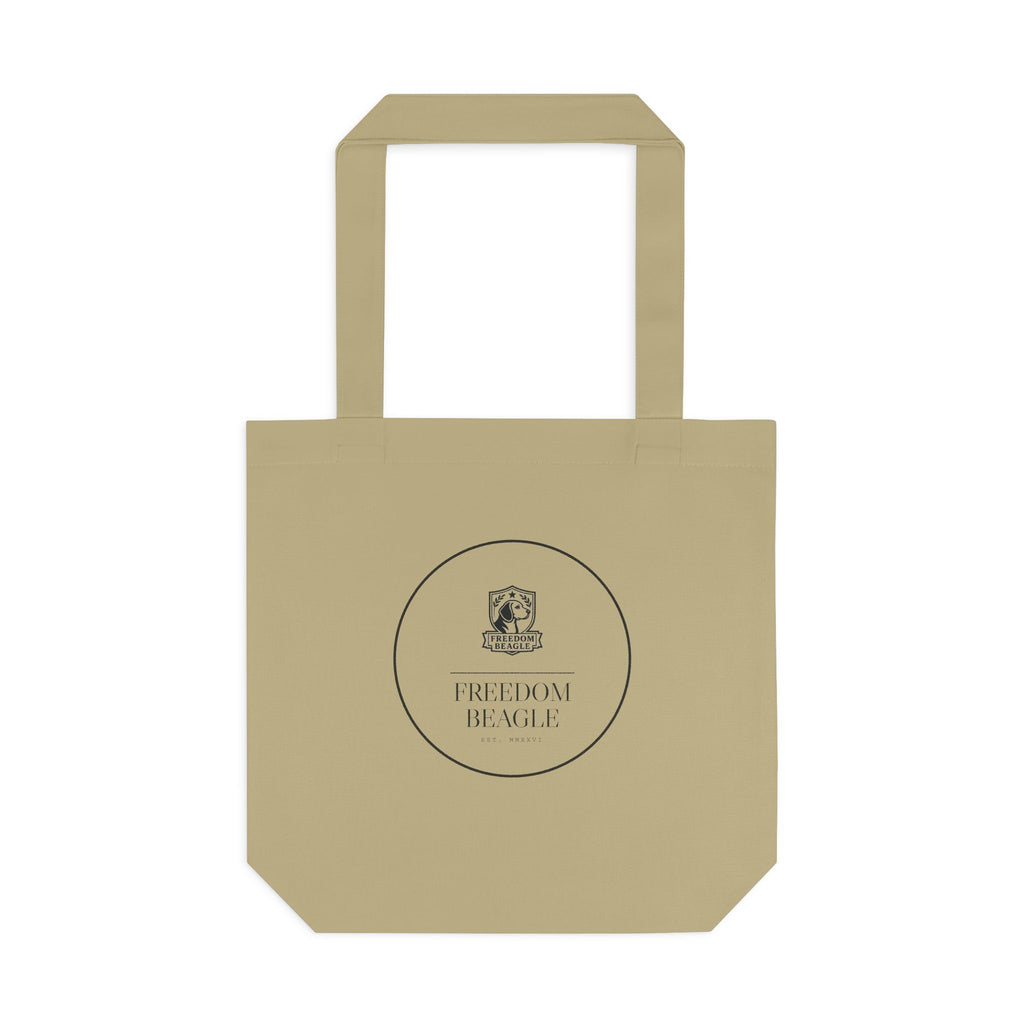Freedom Beagle Seal — Roundel Tote (Bone)