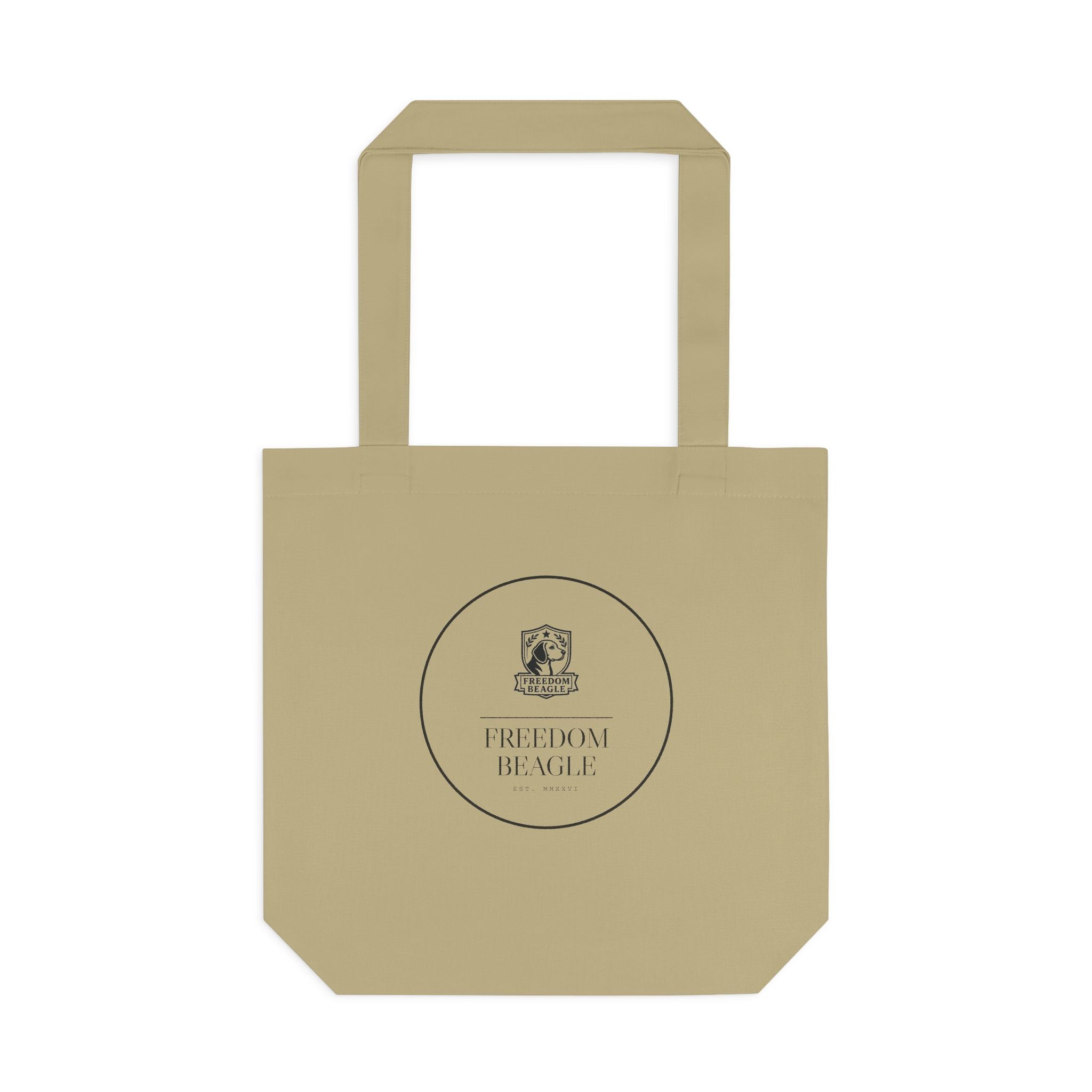Freedom Beagle Seal — Roundel Tote (Bone)