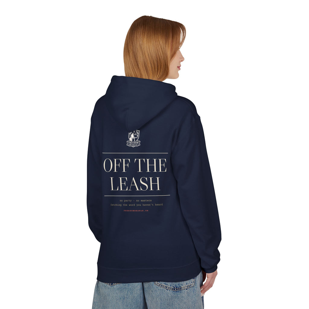 Off the Leash Hoodie — Full Back Print (Black)