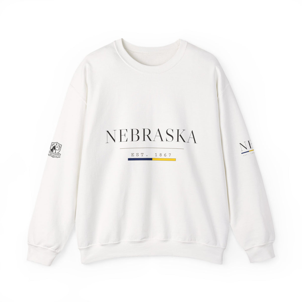Nebraska — Freedom Beagle State Series Crewneck (Sand)