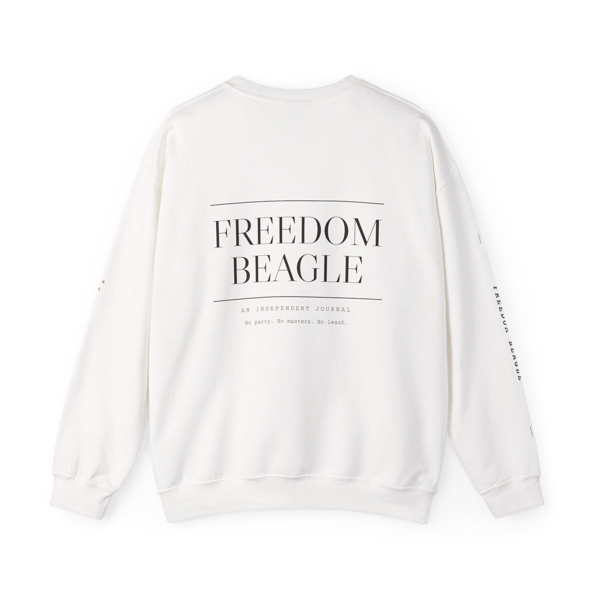 Monogram Full Kit Crewneck — Freedom Beagle, Stacked (Sand)