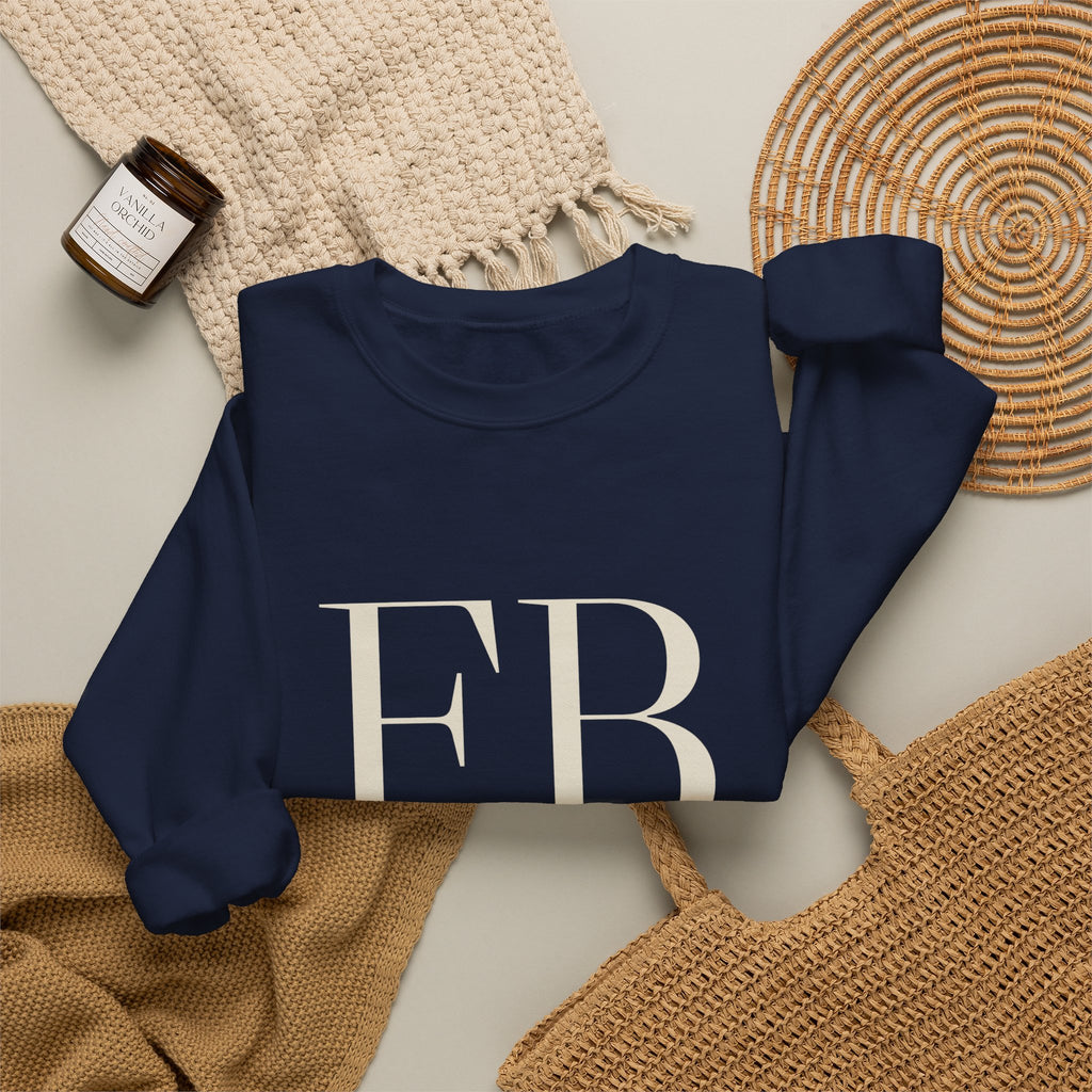 Monogram Full Kit Crewneck — Freedom Beagle, Stacked (Black)