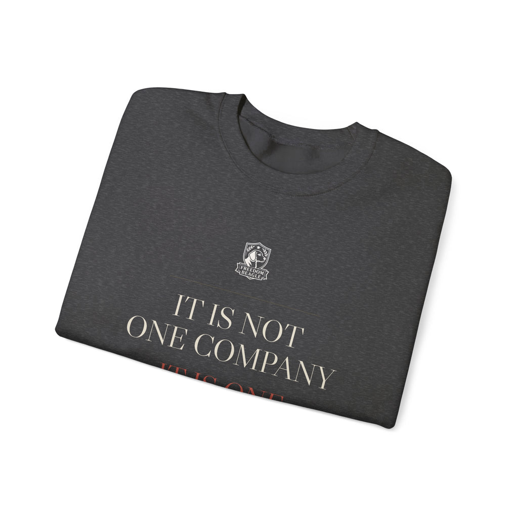 It Is Not One Company — ALPR Crewneck (Black)