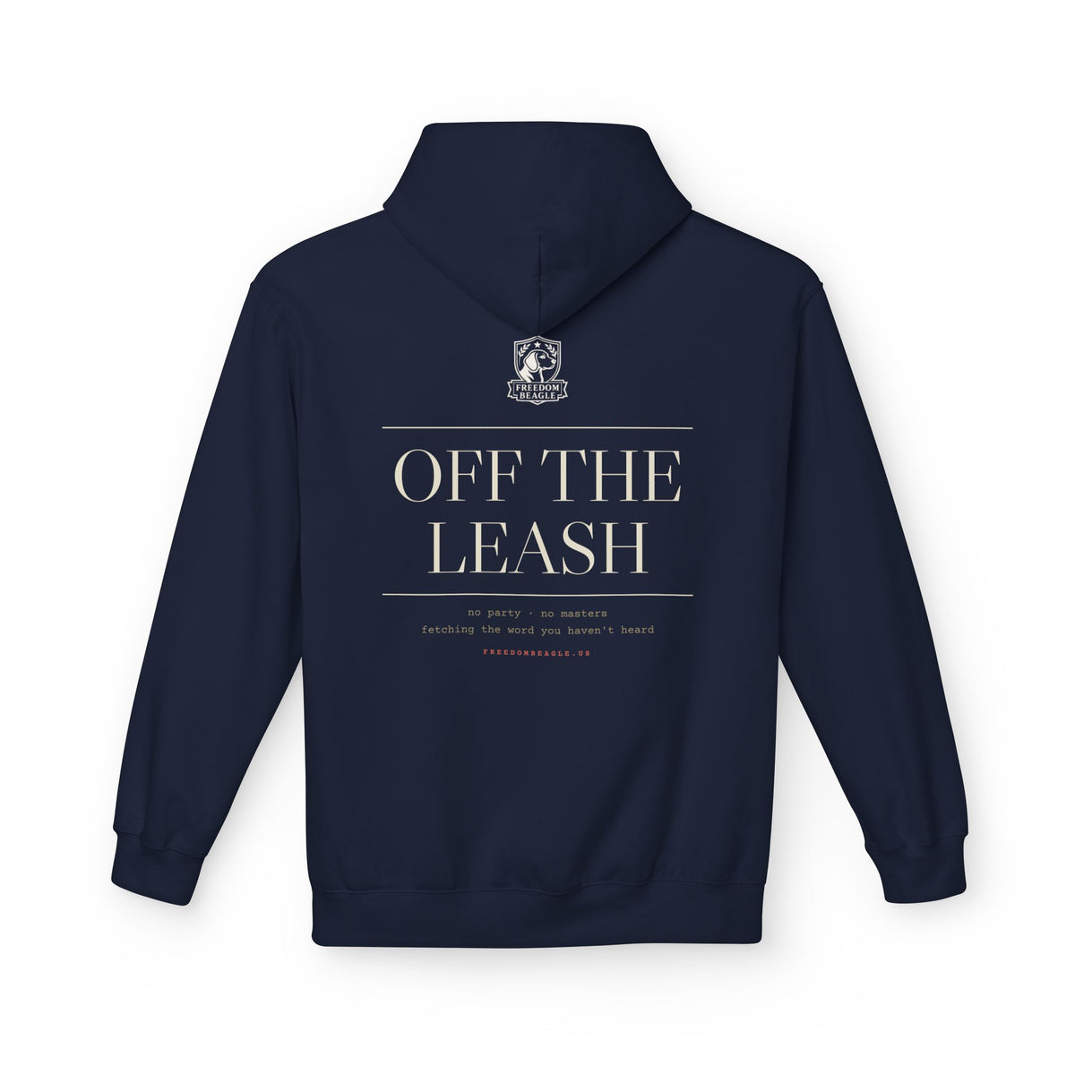 Off the Leash Hoodie — Full Back Print (Black)