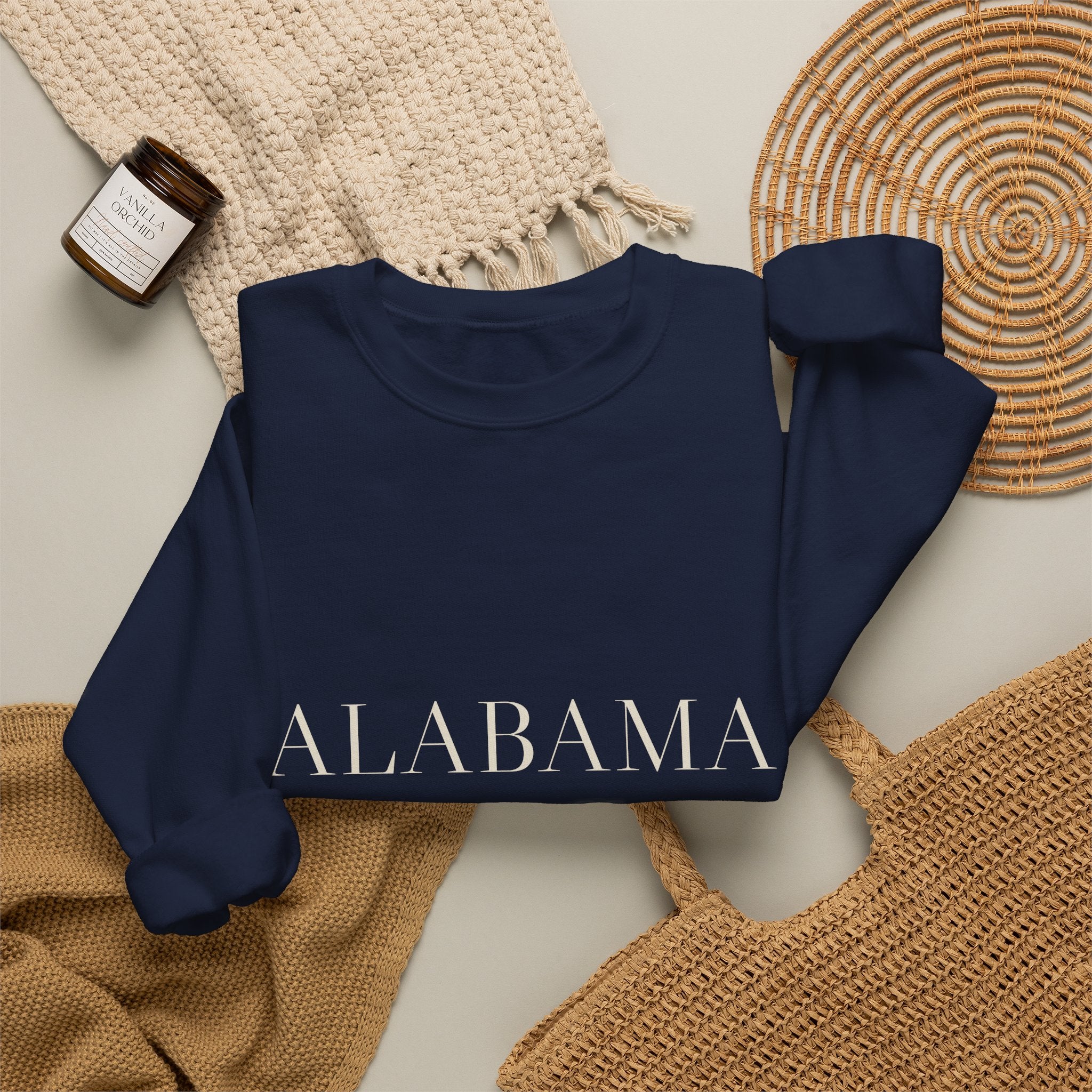 Alabama — Freedom Beagle State Series Crewneck (Black)