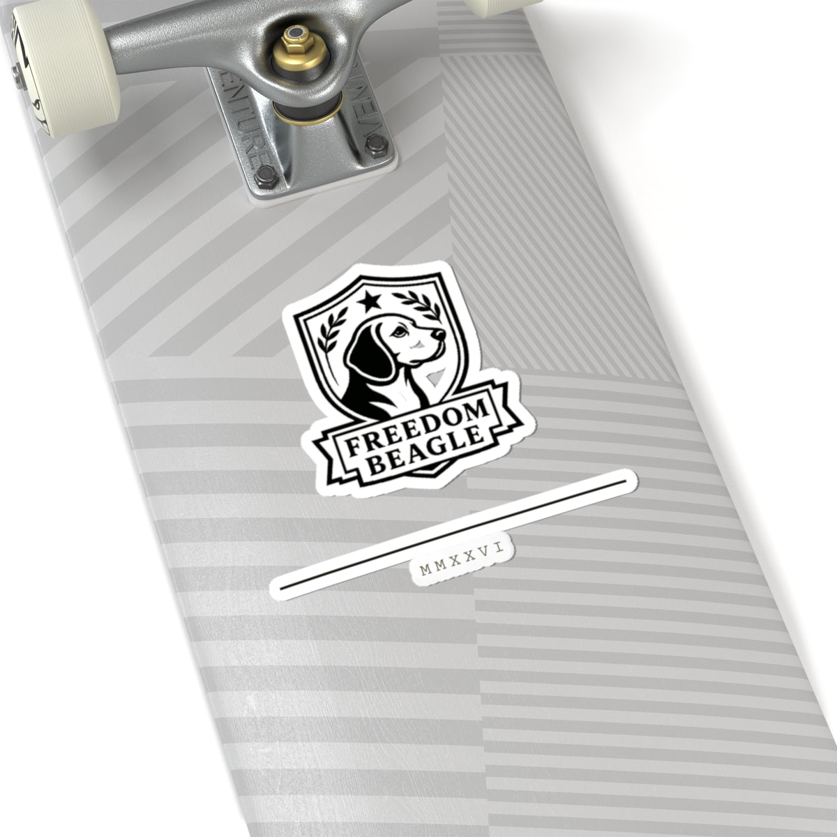 Freedom Beagle Crest — MMXXVI Sticker