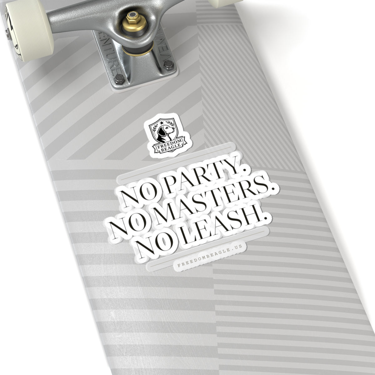 No Party, No Masters, No Leash — Sticker
