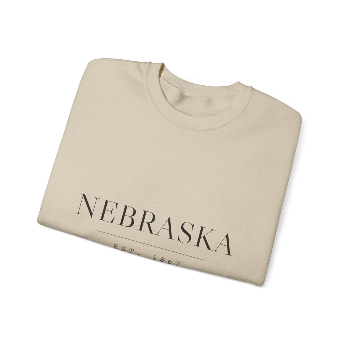 Nebraska — Freedom Beagle State Series Crewneck (Sand)