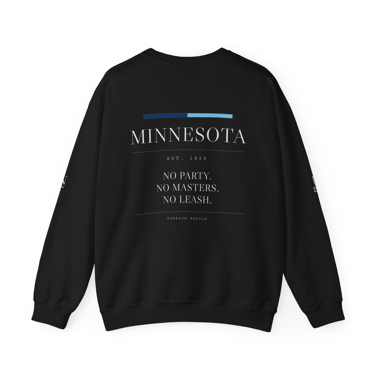 Minnesota — Freedom Beagle State Series Crewneck (Black)
