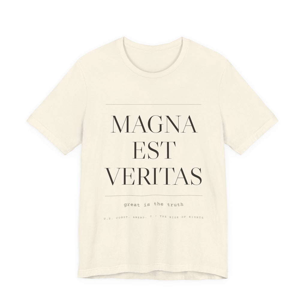 Magna Est Veritas — Great Is the Truth Tee (Natural)