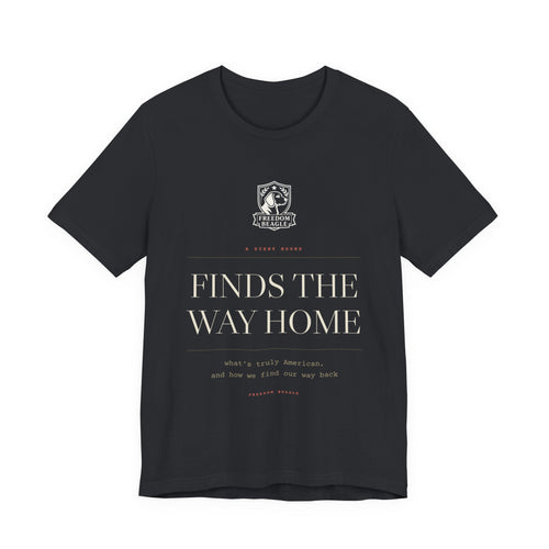 A Scent Hound Finds the Way Home — Freedom Beagle Tee (Black)
