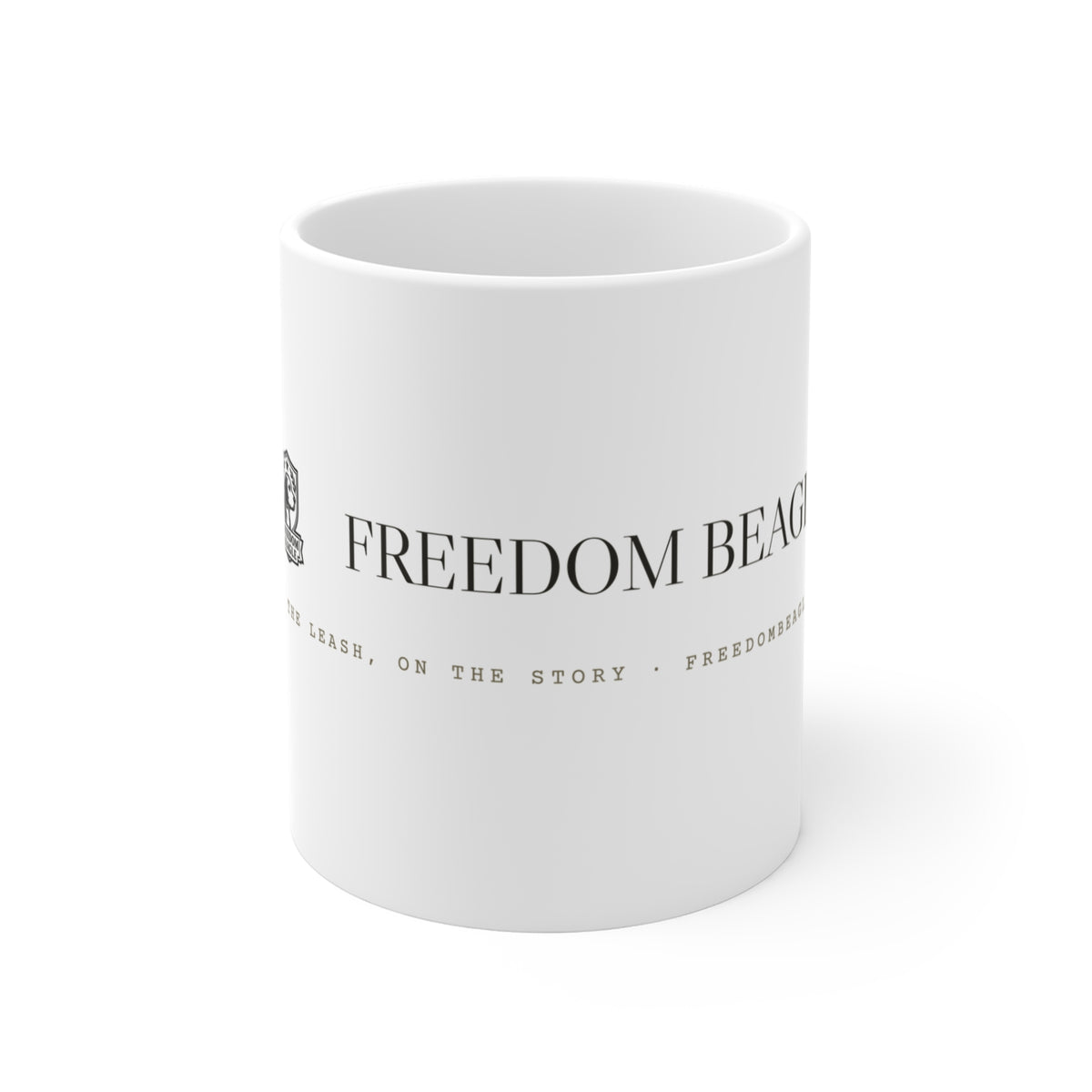 Freedom Beagle Mug — Crest and Masthead