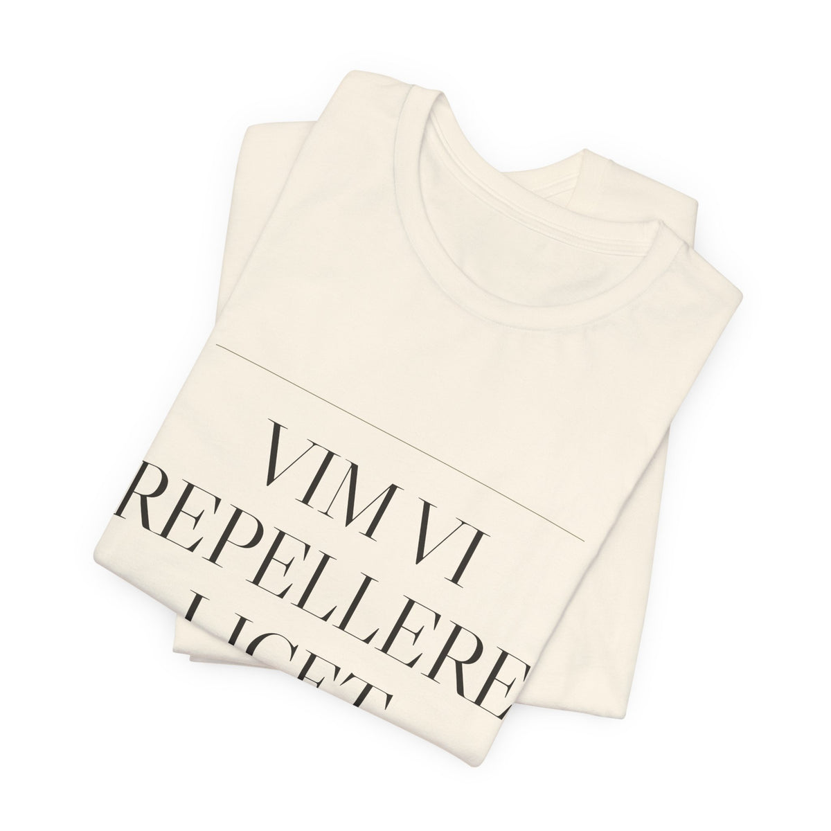 Vim Vi Repellere Licet — Second Amendment Tee (Natural)