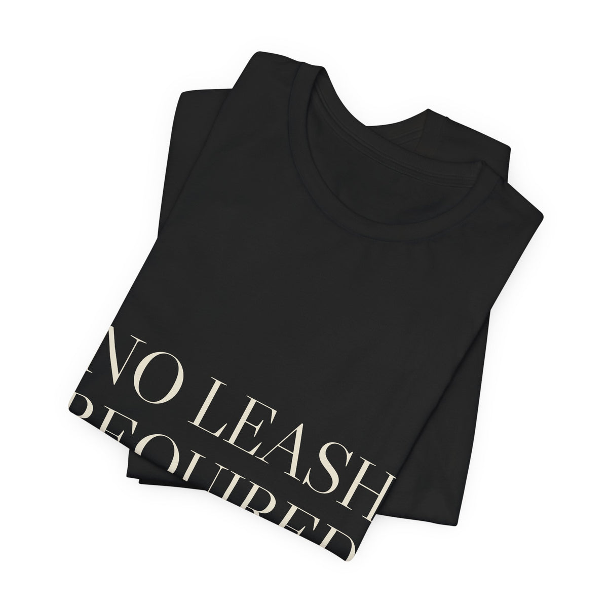 No Leash Required — Tee (Black)
