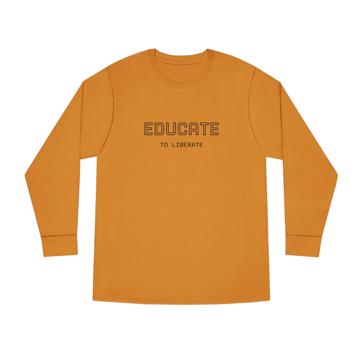 Long Sleeve Tee - Charlie Kirk, Educate to Liberate Design