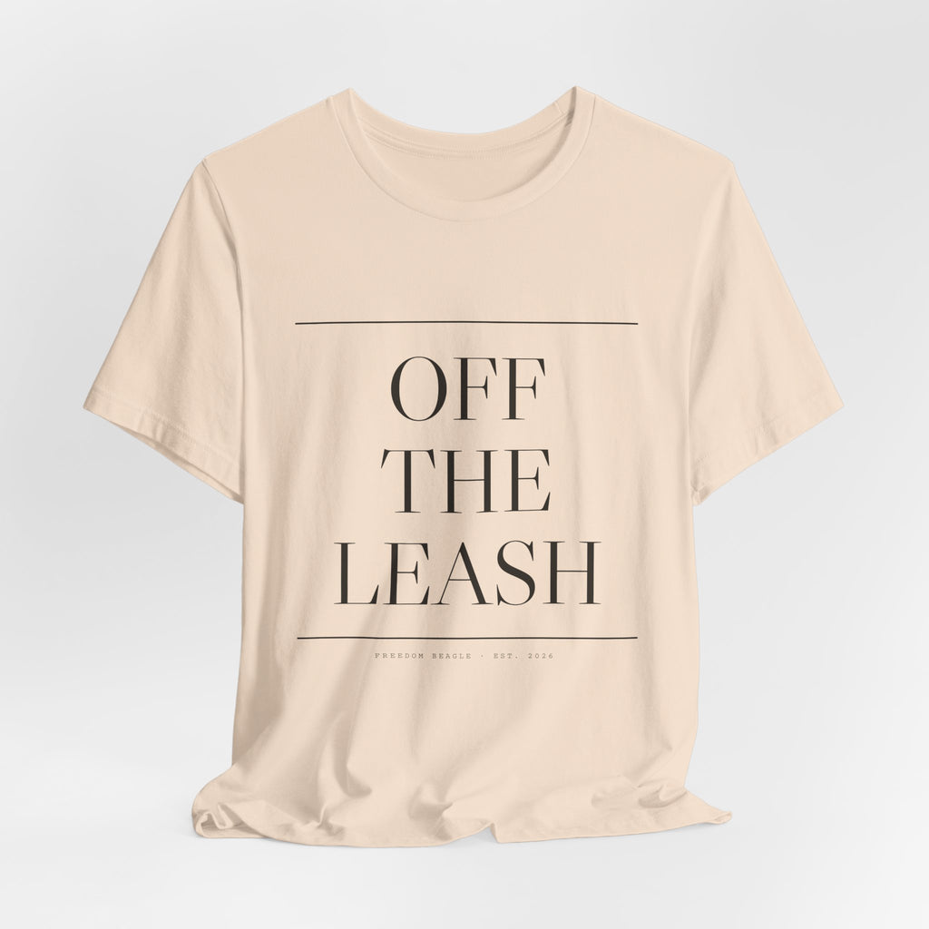 Off the Leash — Oversized Type Tee (Natural)