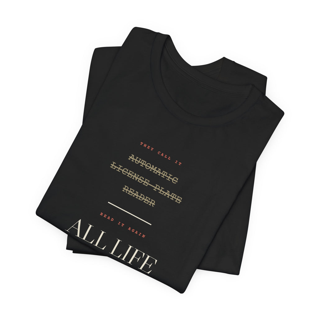 Read It Again — ALPR Tee (Black)