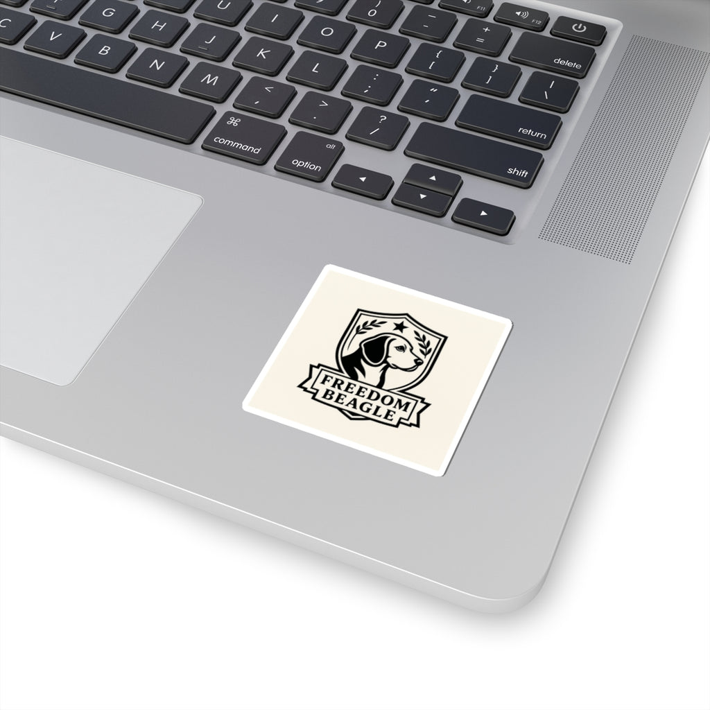 Beagle Freedom Kiss-Cut Stickers, Dog Lover Gift, Home Decor, Laptop Stickers, Pet Owner Accessories