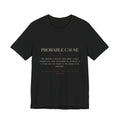 Probable Cause, n. — Terms of Art Tee (Black)