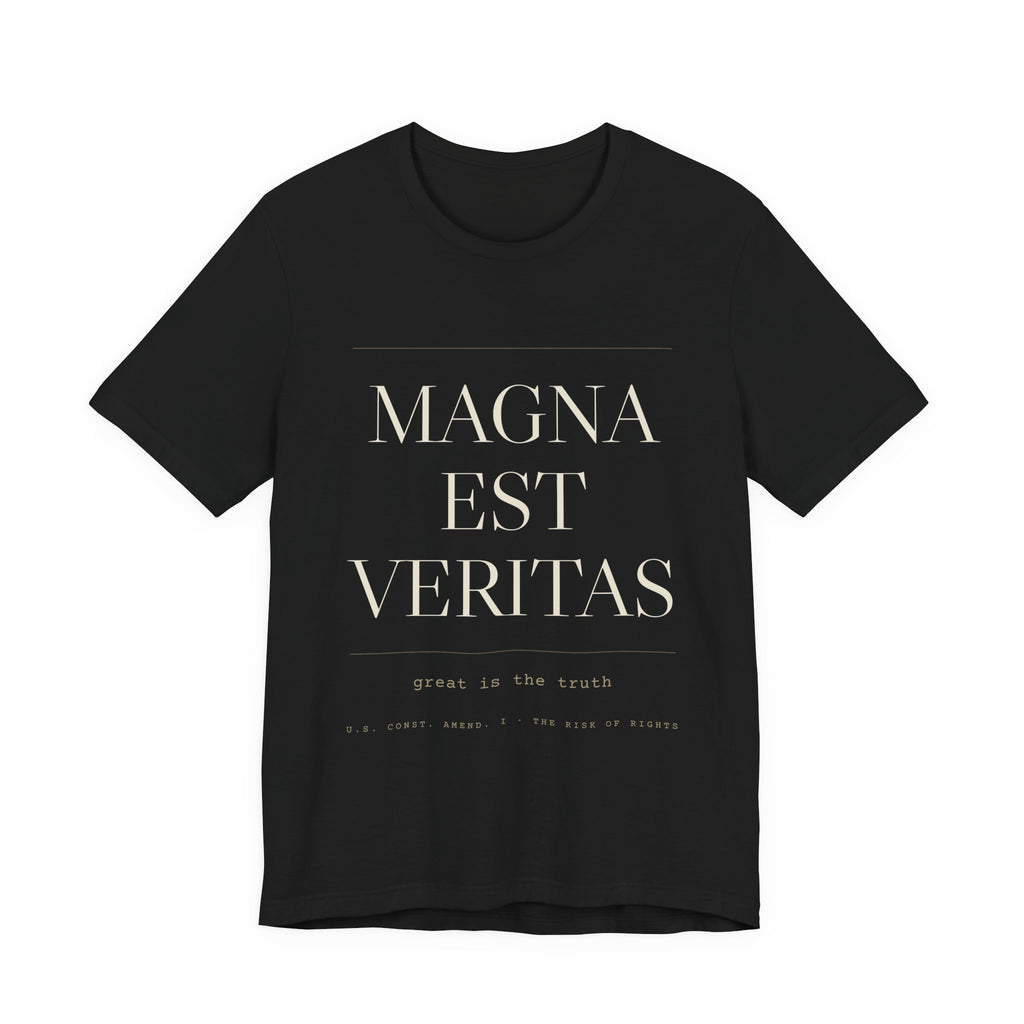 Magna Est Veritas — Great Is the Truth Tee (Black)
